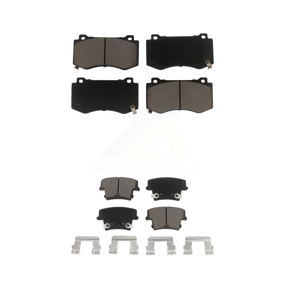 Kit de plaquettes de frein en céramique avant et arrière, pour Dodge Charger R T Scat Pack 2015 avec 6.4