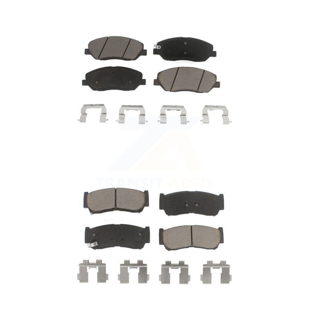 Kit de plaquettes de frein en céramique avant et arrière, pour Hyundai Santa Fe 2007 – 2009 KCX-100036