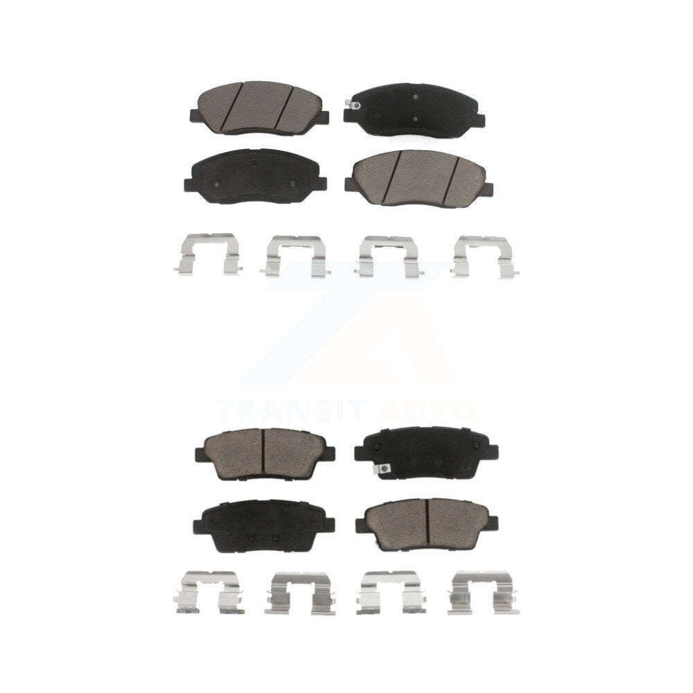 Kit de plaquettes de frein en céramique avant et arrière, pour Hyundai Genesis 3,8l KCX-100037