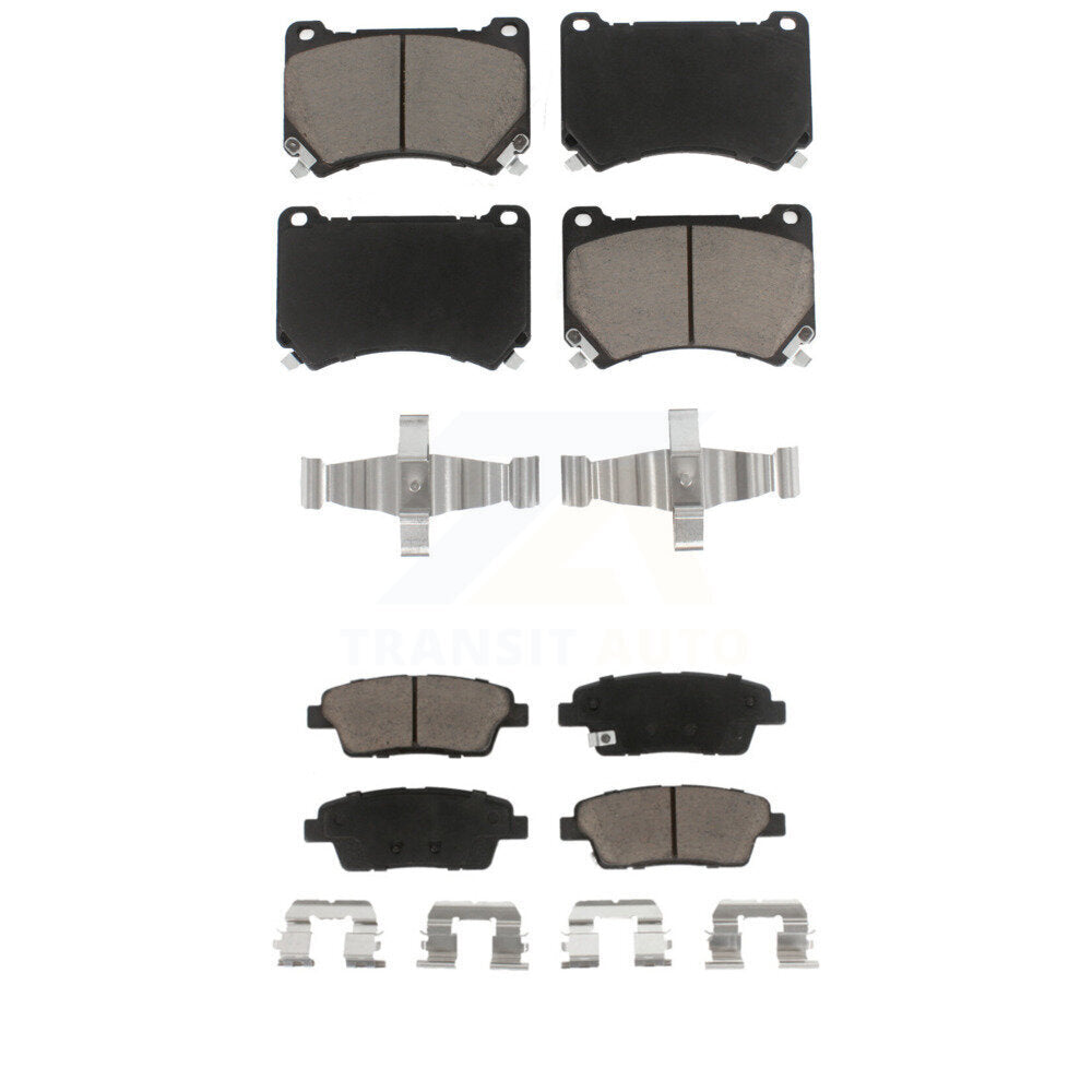 Kit de plaquettes de frein en céramique avant et arrière, pour Hyundai Genesis KCX-100038