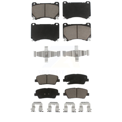 Kit de plaquettes de frein en céramique avant et arrière, pour Hyundai Genesis Equus KCX-100040