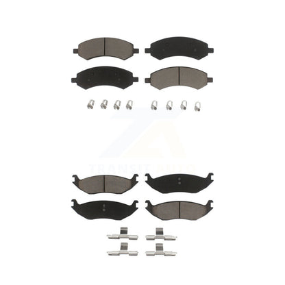 Kit de plaquettes de frein en céramique avant et arrière, pour Ram 1500 Classic Dodge Chrysler Aspen