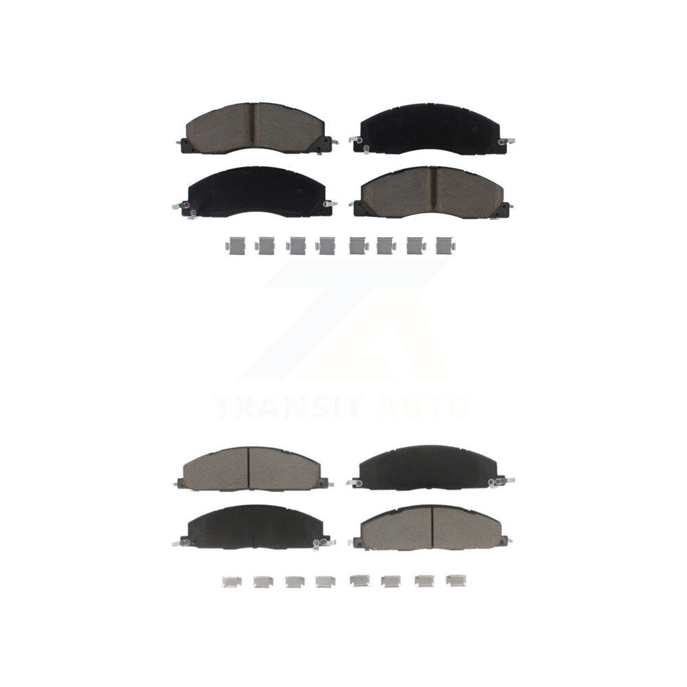 Kit de plaquettes de frein en céramique avant et arrière, pour Ram 3500 2500 1500 Dodge KCX-100043