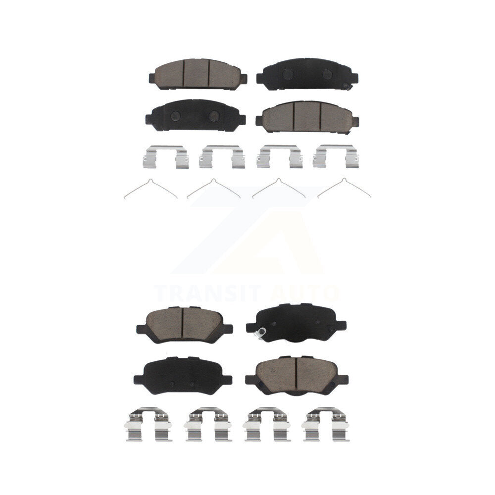 Kit de plaquettes de frein en céramique avant et arrière, pour Toyota Venza 2009 – 2016 KCX-100051