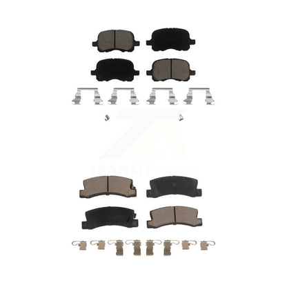 Kit de plaquettes de frein en céramique avant et arrière pour Chevrolet Prizm 2002 KCX-100059