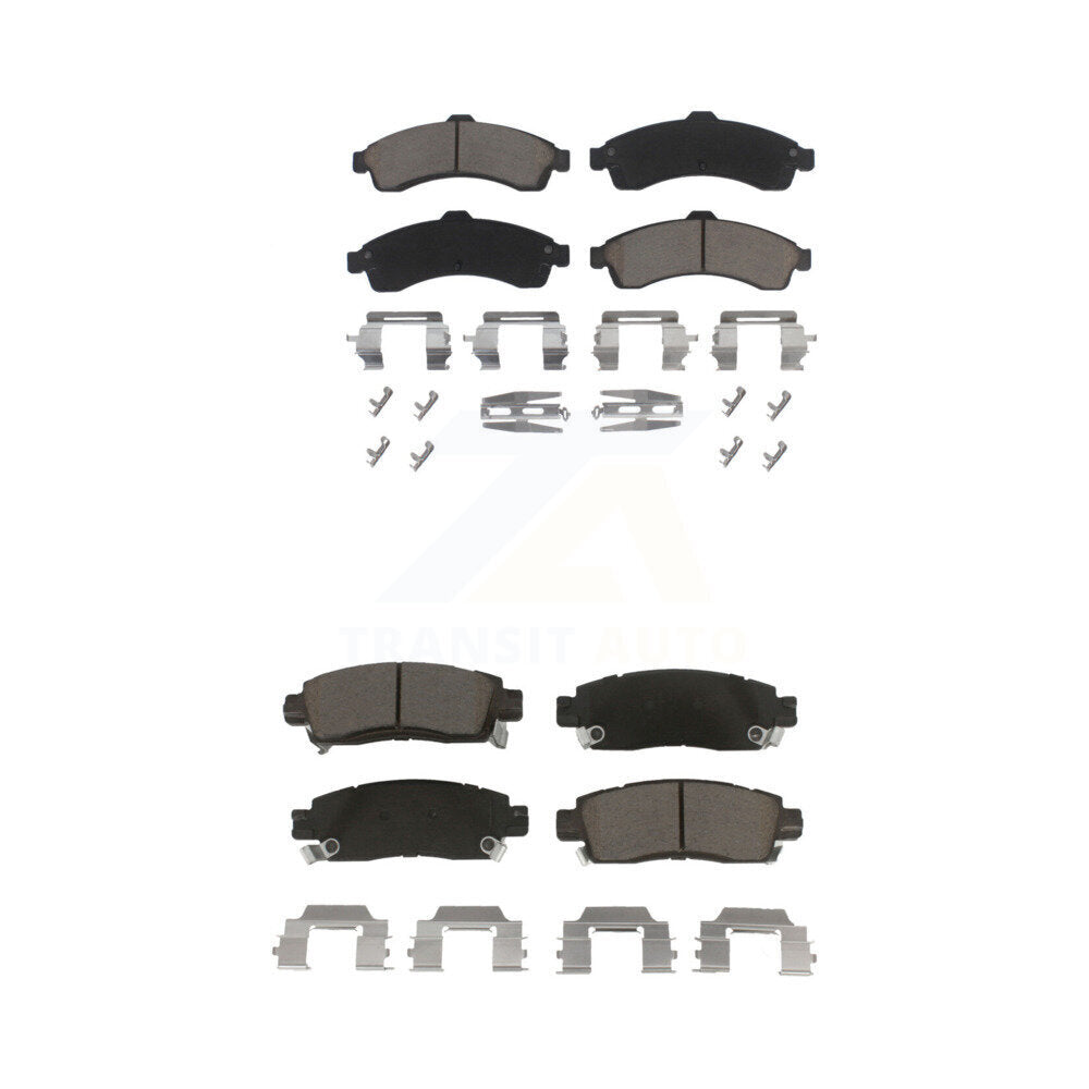 Kit de plaquettes de frein en céramique avant et arrière, pour GMC Chevrolet Envoy Trailblazer XL EXT SS