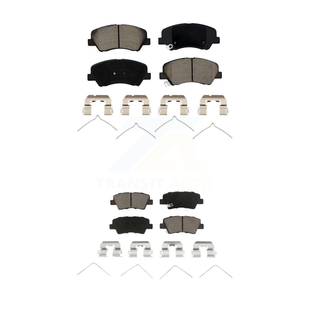 Kit de plaquettes de frein en céramique avant et arrière, pour Kia Rio Hyundai Accent KCX-100061