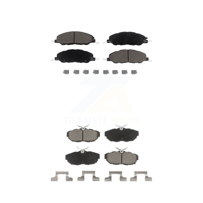 Kit de plaquettes de frein en céramique avant et arrière pour Ford Mustang KCX-100065