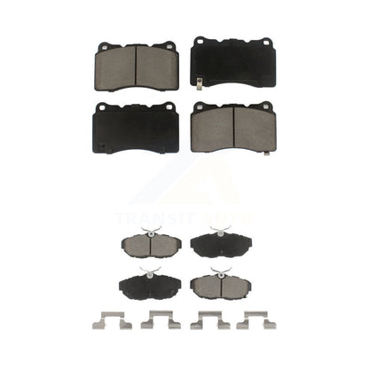 Kit de plaquettes de frein en céramique avant et arrière pour Ford Mustang KCX-100066