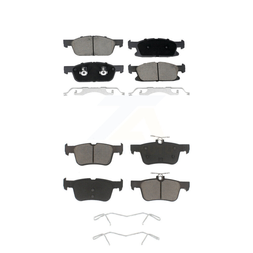 Kit de plaquettes de frein en céramique avant et arrière, pour Ford Fusion Lincoln MKZ Continental