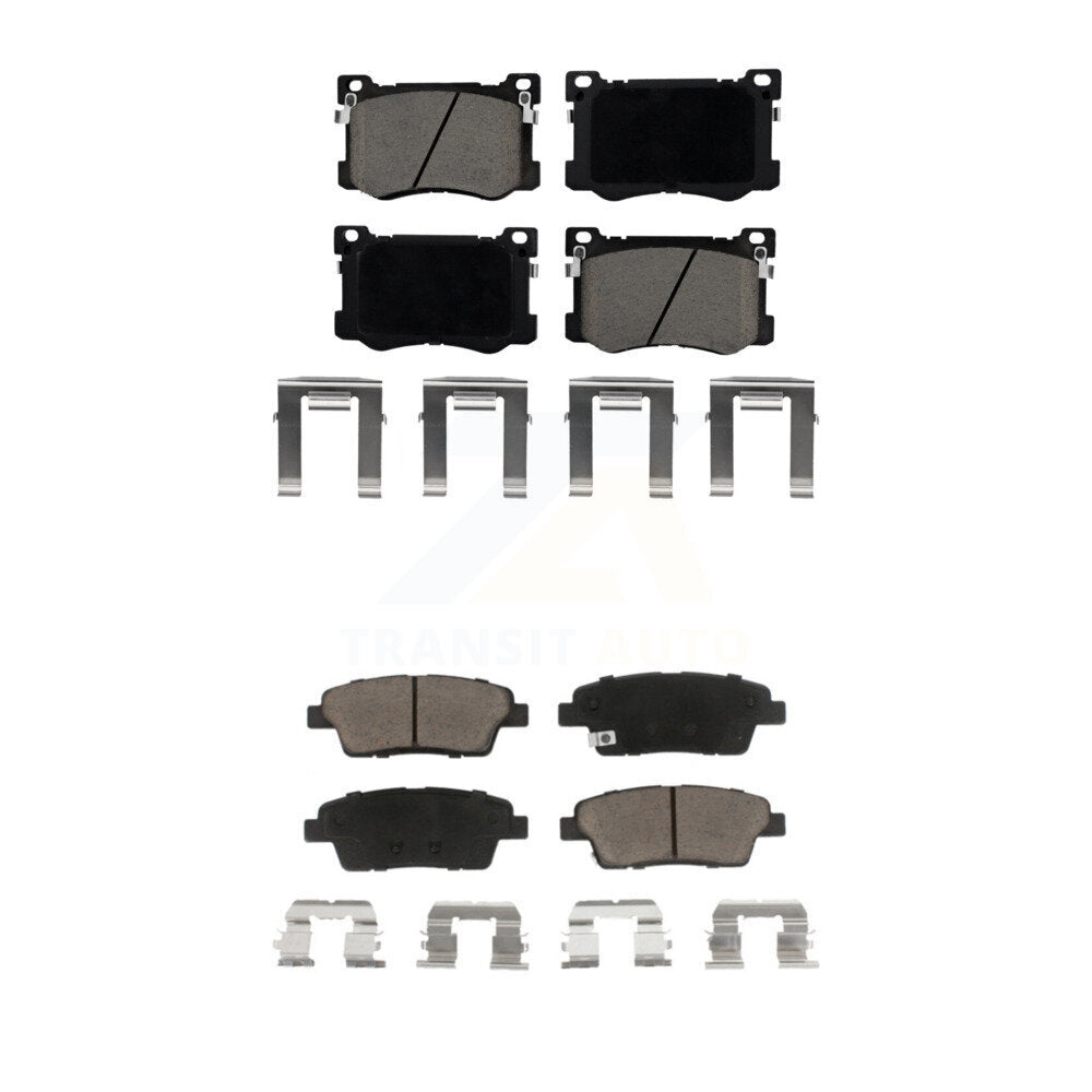Kit de plaquettes de frein en céramique avant et arrière, pour Hyundai Genesis G80 Kia K900 KCX-100080