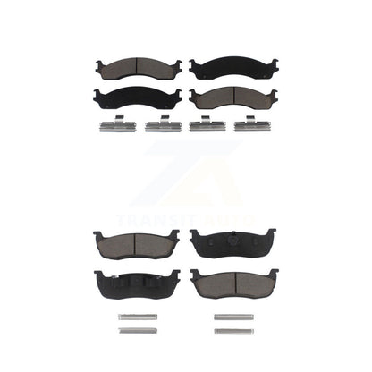 Kit de plaquettes de frein en céramique avant et arrière, pour Ford F-250 HD KCX-100082