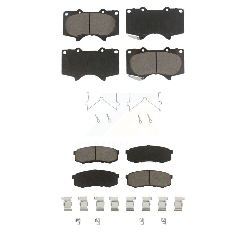Kit de plaquettes de frein en céramique avant et arrière, pour Toyota 4Runner FJ Cruiser Lexus GX460 GX47