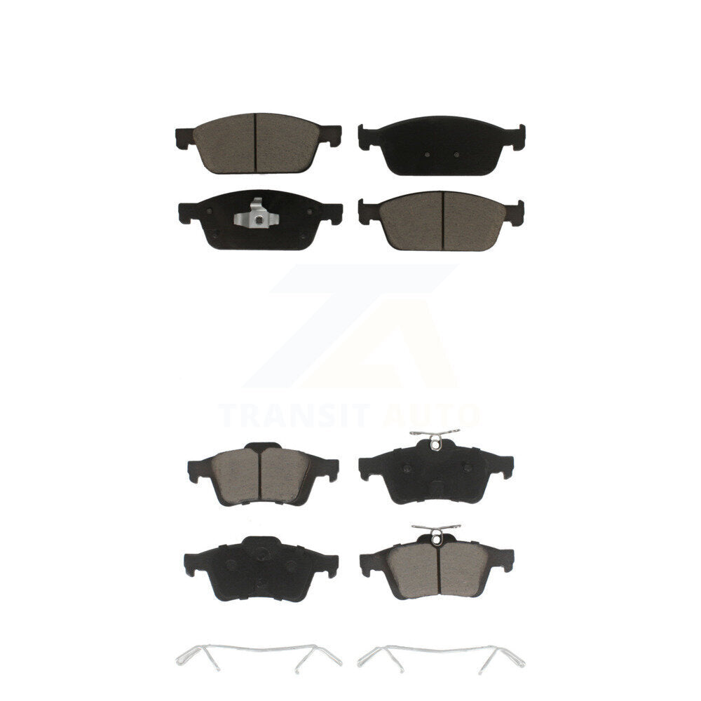 Kit de plaquettes de frein en céramique avant et arrière, pour Ford Escape Transit Connect KCX-100088