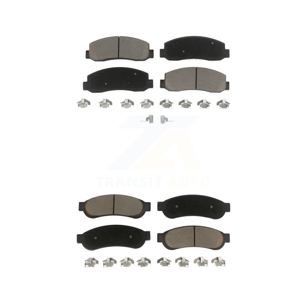 Kit de plaquettes de frein en céramique avant et arrière, pour Ford F-250 Super Duty F-350 F-450