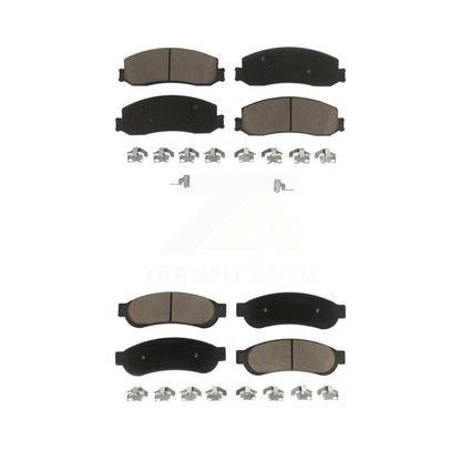 Kit de plaquettes de frein en céramique avant et arrière, pour Ford F-250 Super Duty F-350 KCX-100098