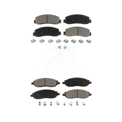 Kit de plaquettes de frein en céramique avant et arrière, pour Ford F-350 Super Duty F-250 2005 – 2007