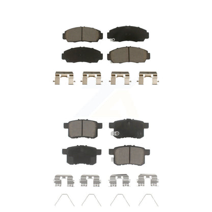 Kit de plaquettes de frein en céramique avant et arrière, pour Honda Accord Acura TSX KCX-100102
