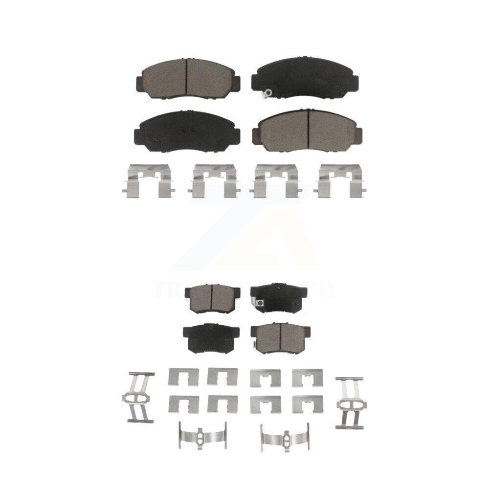 Kit de plaquettes de frein en céramique avant et arrière, pour Honda Accord Acura CSX KCX-100104