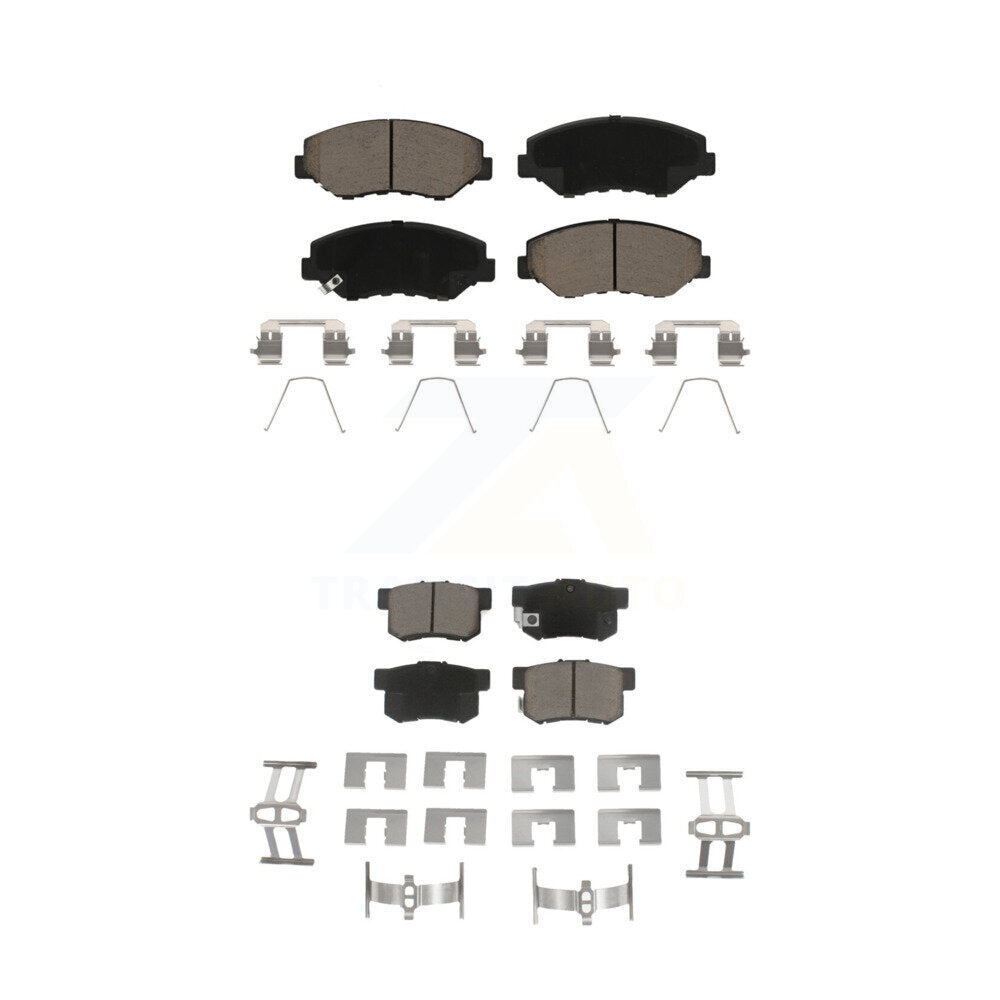 Kit de plaquettes de frein en céramique avant et arrière, pour Honda Civic Accord CR-V Element Acura ILX