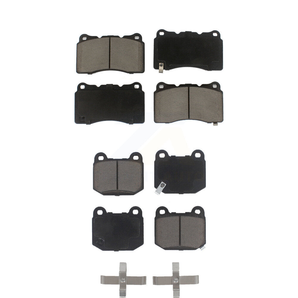 Kit de plaquettes de frein en céramique avant et arrière, pour Subaru Impreza Mitsubishi Lancer WRX STI 8