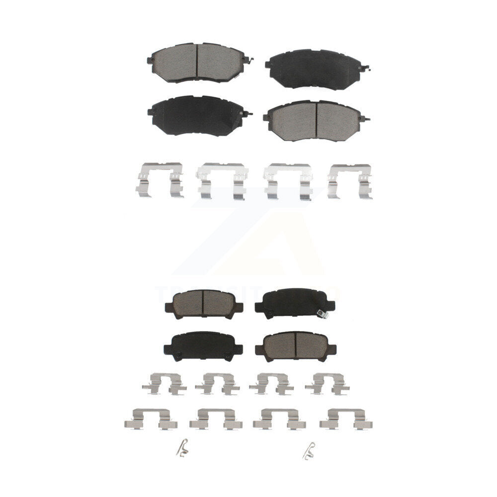 Kit de plaquettes de frein en céramique avant et arrière, pour Subaru Legacy KCX-100112