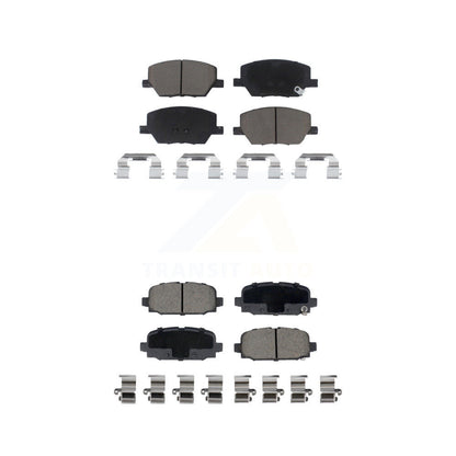 Kit de plaquettes de frein en céramique avant et arrière pour Jeep Compass 2018 – 2023 KCX-100115