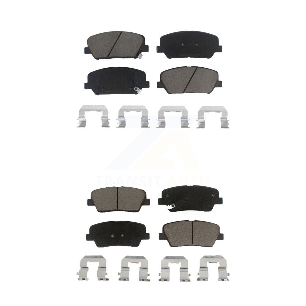 Kit de plaquettes de frein en céramique avant et arrière, pour Hyundai Genesis Coupé KCX-100116