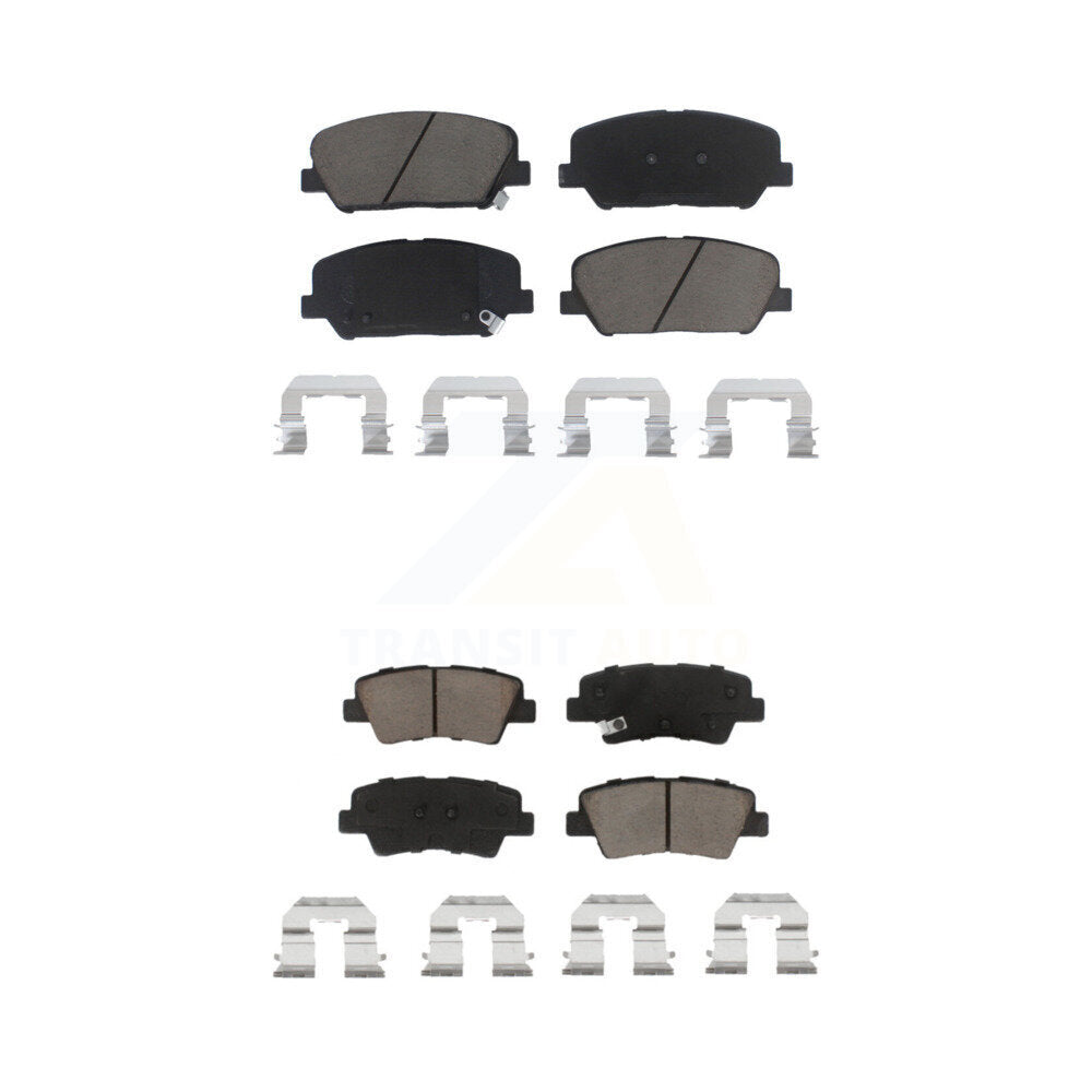 Kit de plaquettes de frein en céramique avant et arrière, pour Kia Optima Hyundai Veloster 2013 – 2015