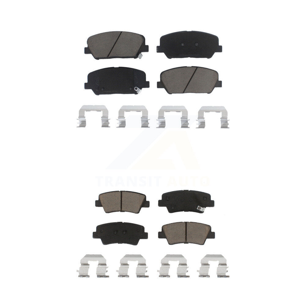 Kit de plaquettes de frein en céramique avant arrière pour Kia Optima 2.0L KCX-100119