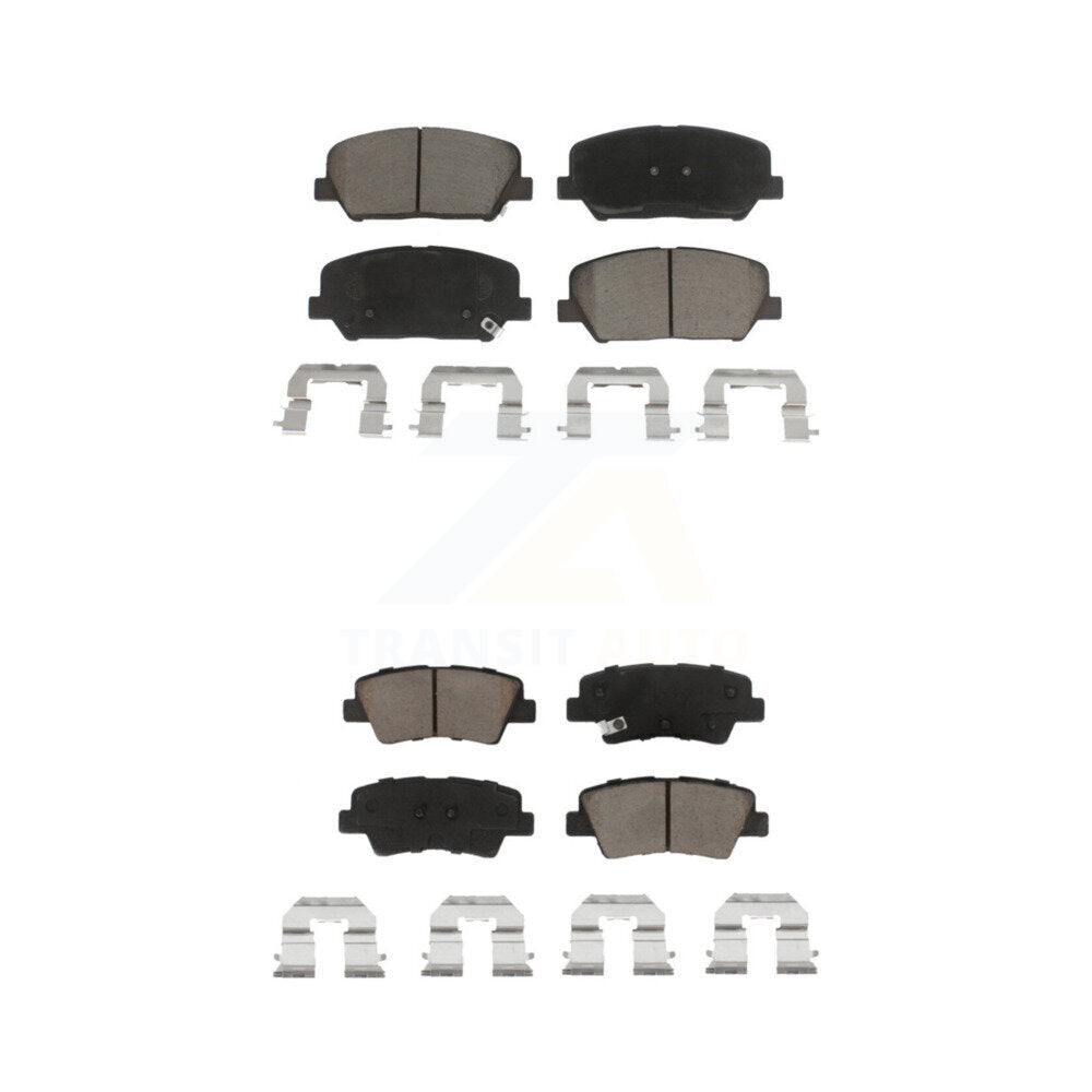 Kit de plaquettes de frein en céramique avant et arrière, pour Kia Forte Forte5 koup KCX-100122
