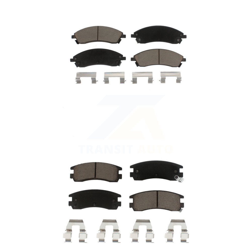 Kit de plaquettes de frein en céramique avant et arrière, pour Pontiac Bonneville GXP 2004 KCX-100127
