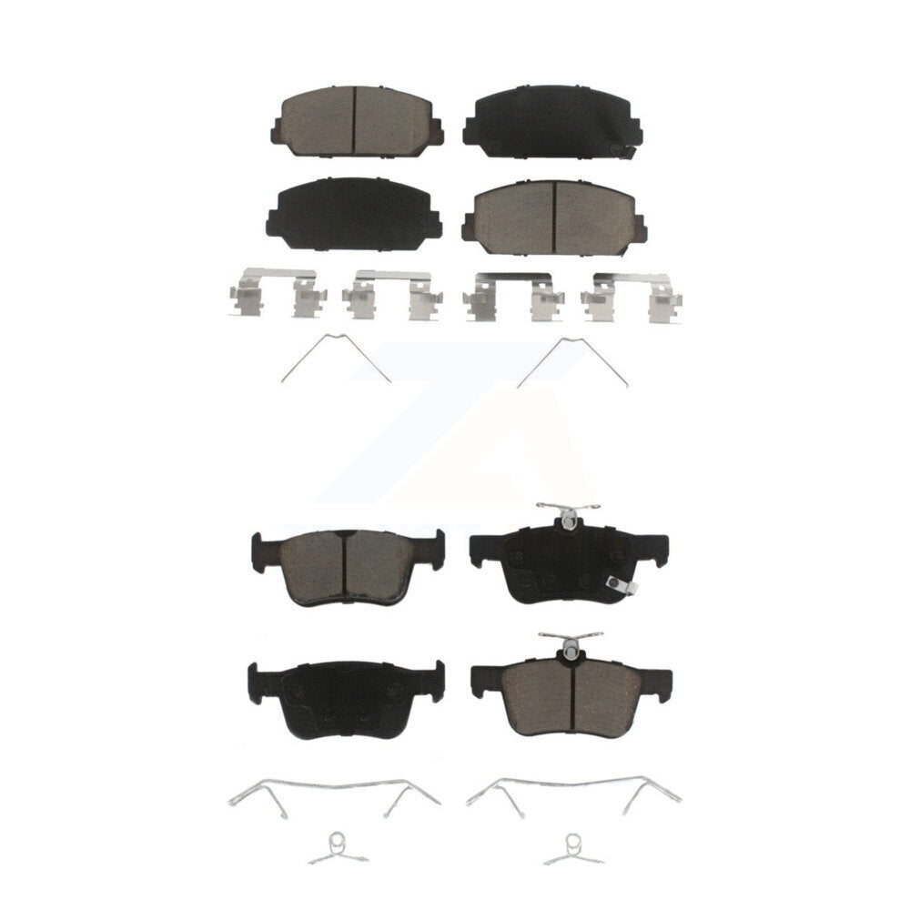 Kit de plaquettes de frein en céramique avant et arrière, pour Honda Civic KCX-100128