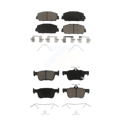 Kit de plaquettes de frein en céramique avant et arrière, pour Honda Civic KCX-100128