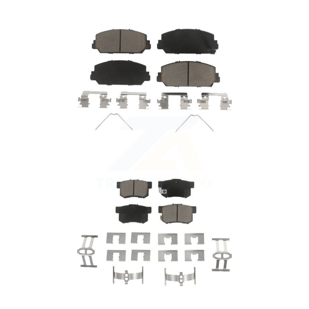 Kit de plaquettes de frein en céramique avant et arrière pour Acura ILX 2016 – 2022 KCX-100134