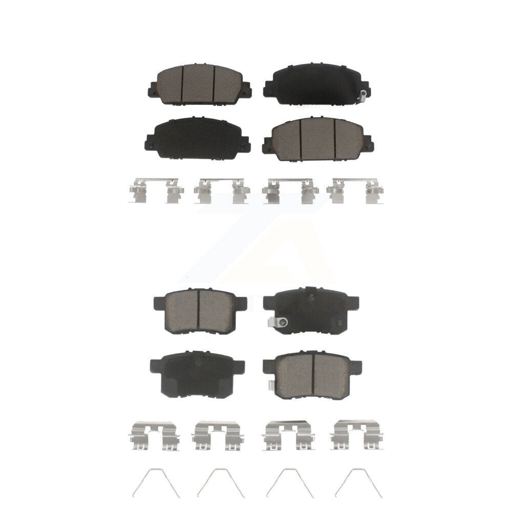 Kit de plaquettes de frein en céramique avant et arrière, pour Honda Accord KCX-100136