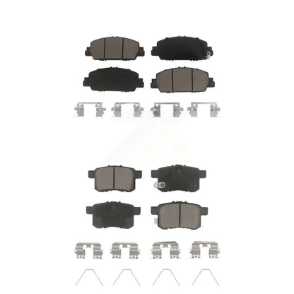 Kit de plaquettes de frein en céramique avant et arrière, pour Honda Accord KCX-100136