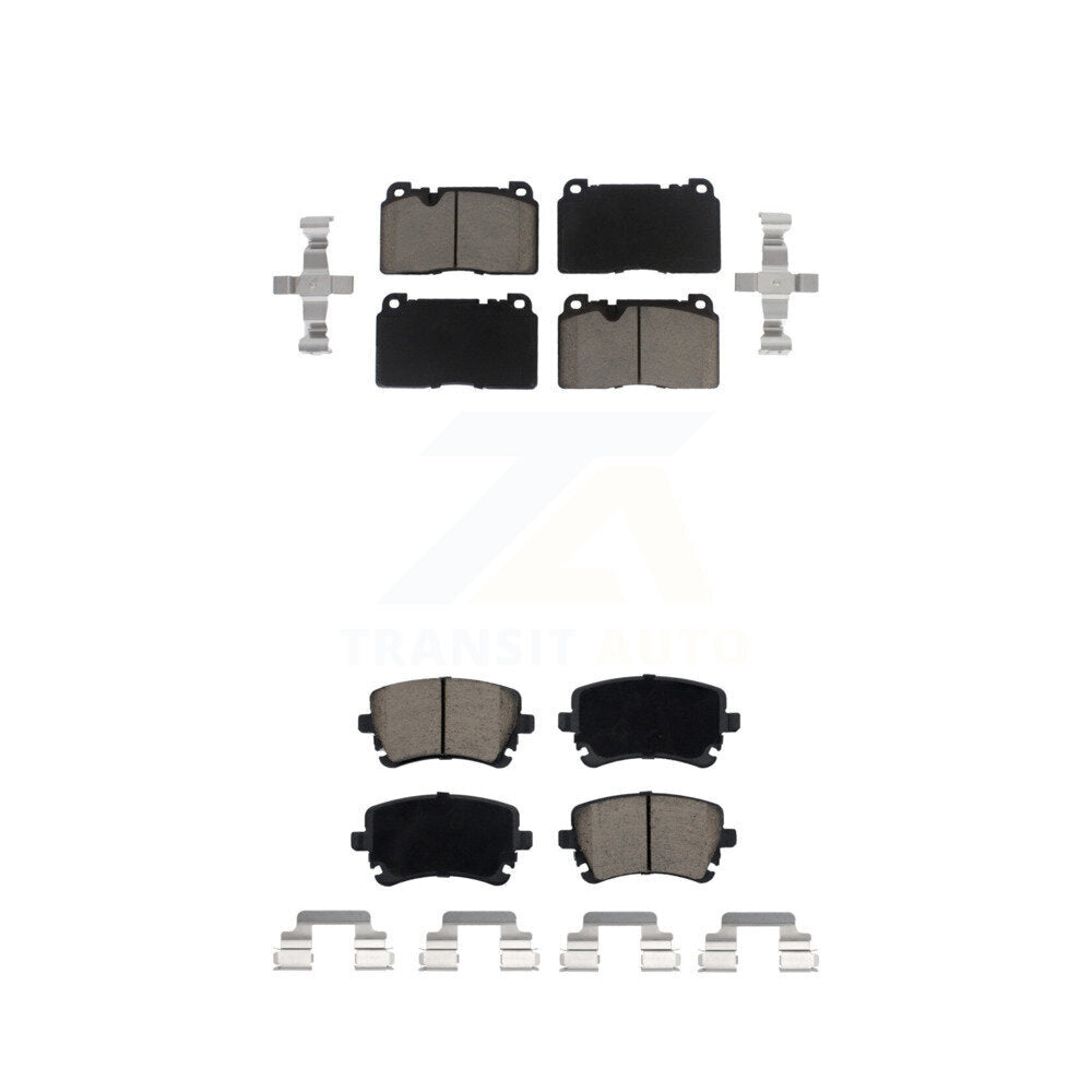 Kit de plaquettes de frein en céramique avant et arrière, pour moteur Audi Q5 FLEX 2016 KCX-100141