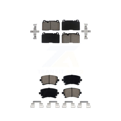 Kit de plaquettes de frein en céramique avant et arrière, pour moteur Audi Q5 FLEX 2016 KCX-100141