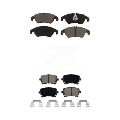 Kit de plaquettes de frein en céramique avant et arrière, pour Audi A4 allroad 2013 – 2014 KCX-100144