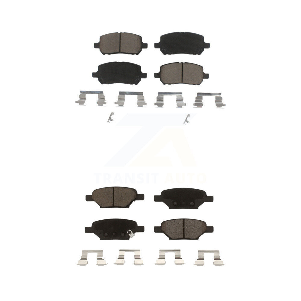 Kit de plaquettes de frein en céramique avant et arrière, pour Pontiac G5 Pursuit KCX-100148