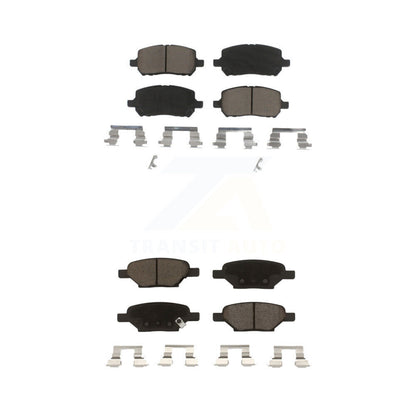 Kit de plaquettes de frein en céramique avant et arrière, pour Pontiac G5 Pursuit KCX-100148