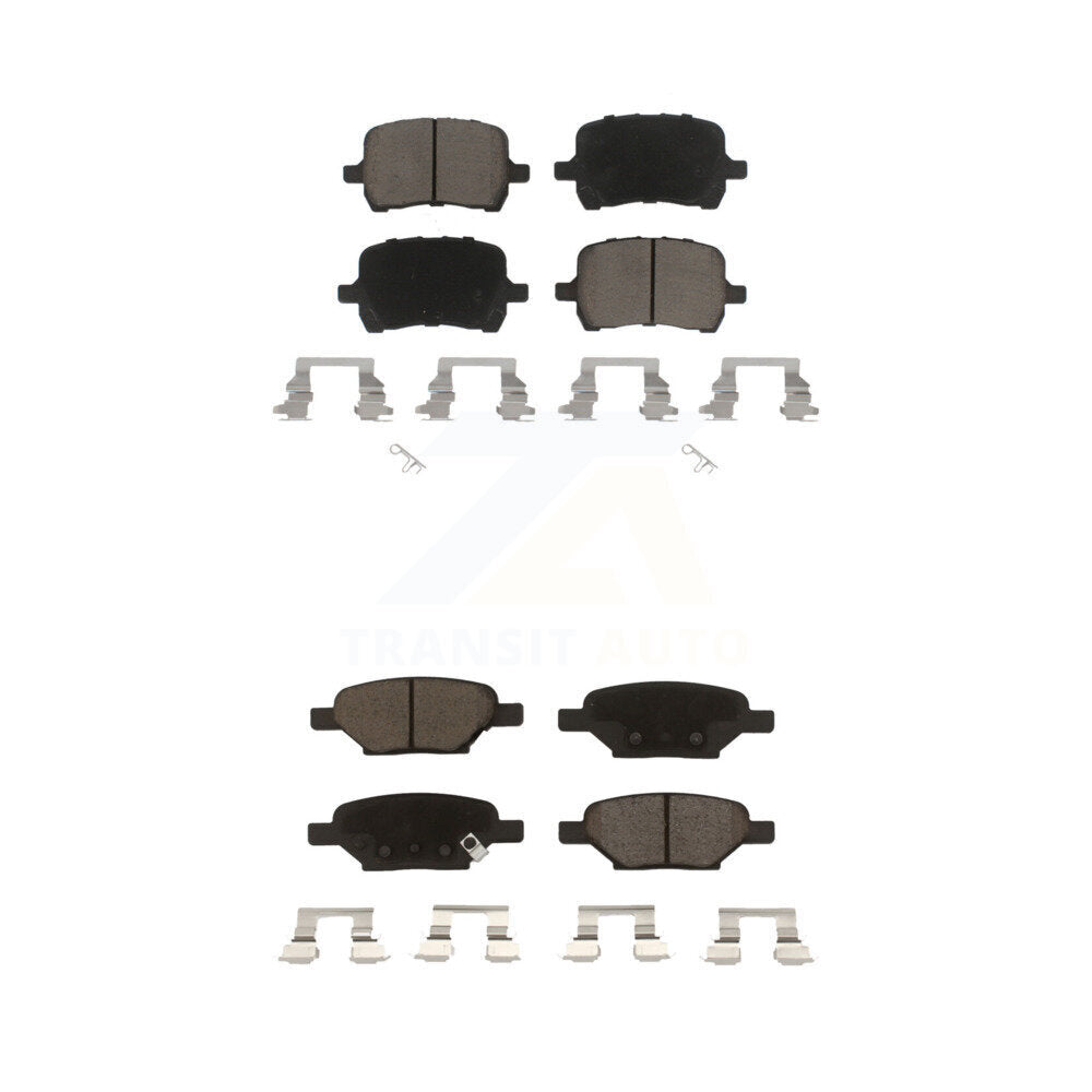 Kit de plaquettes de frein en céramique avant et arrière, pour Chevrolet Malibu Pontiac G5 G6 Cobalt HHR