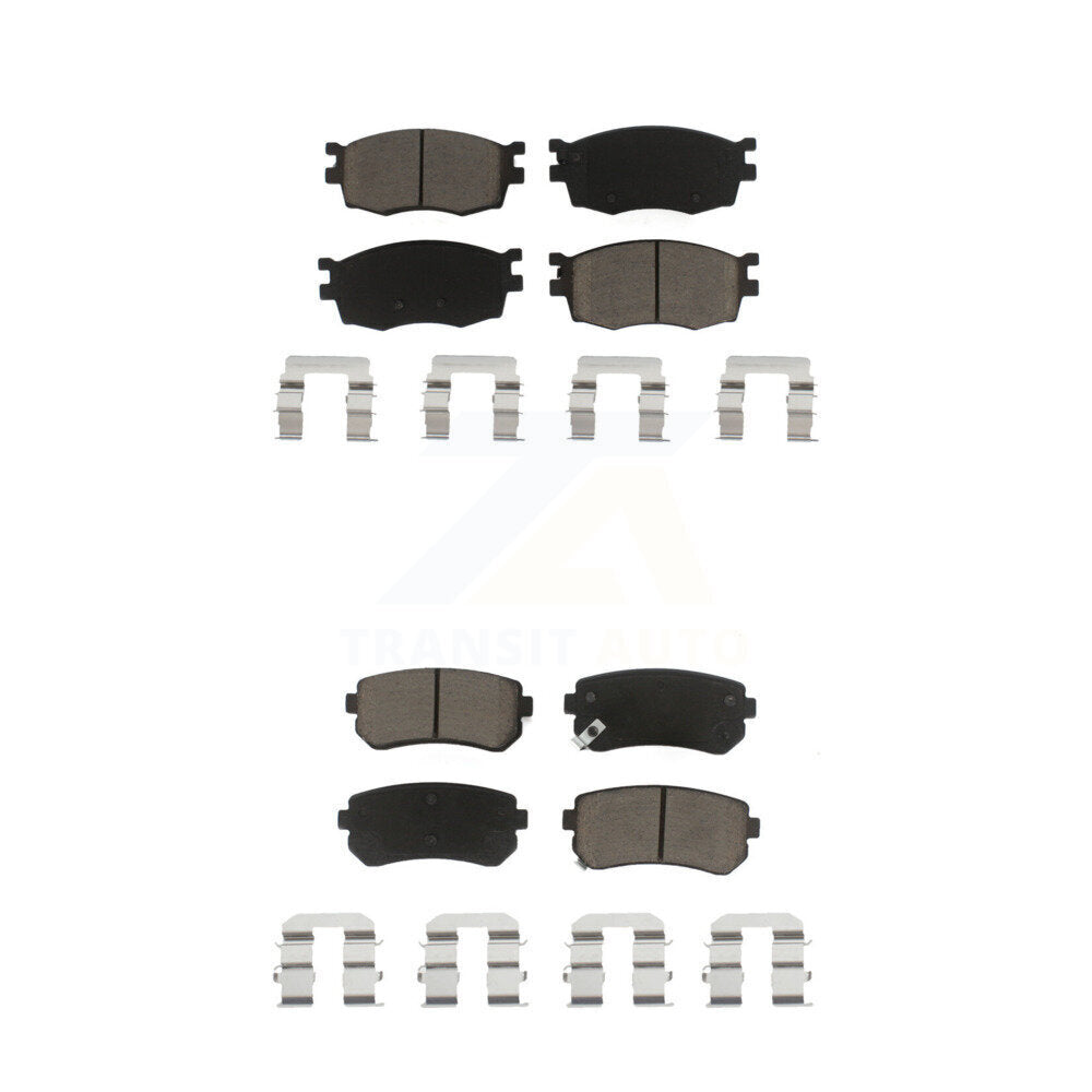 Kit de plaquettes de frein en céramique avant et arrière, pour Hyundai Accent Kia Rio Rio5 KCX-100151