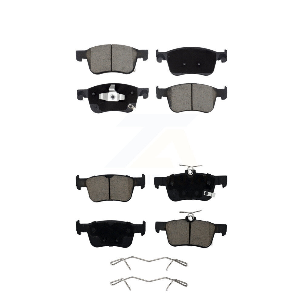 Kit de plaquettes de frein en céramique avant et arrière, pour Honda Civic Accord KCX-100159