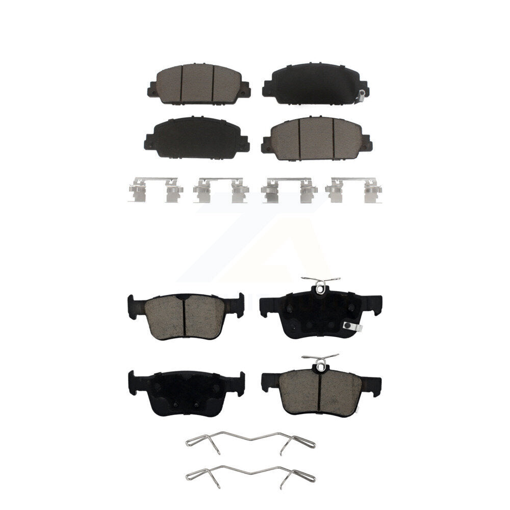 Kit de plaquettes de frein en céramique avant et arrière, pour Honda Accord KCX-100160