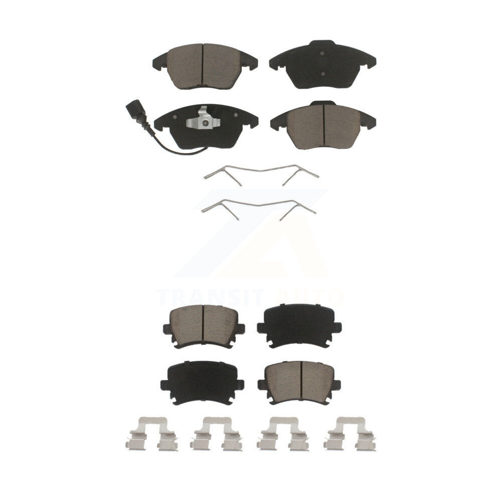 Kit de plaquettes de frein en céramique avant et arrière, pour Volkswagen Jetta Rabbit Passat Audi CC GT