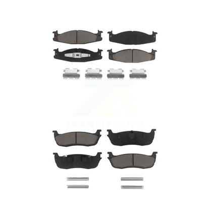 Kit de plaquettes de frein en céramique avant et arrière pour Ford F-150 1996 KCX-100171