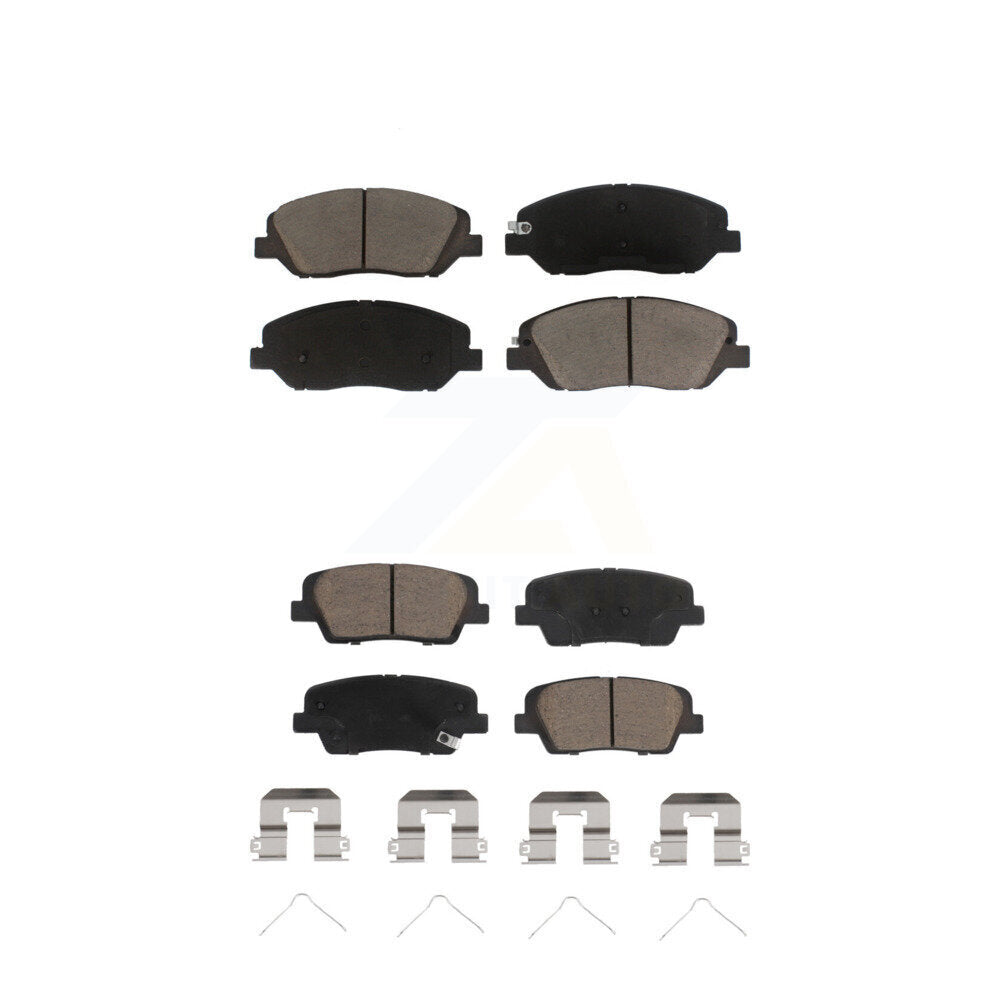 Kit de plaquettes de frein en céramique avant et arrière, pour Hyundai Santa Fe XL KCX-100172