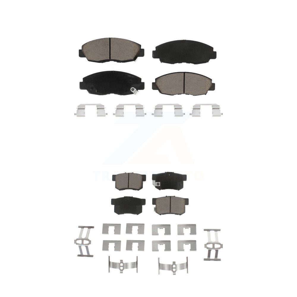 Kit de plaquettes de frein en céramique avant et arrière, pour Honda Accord Acura CL KCX-100174
